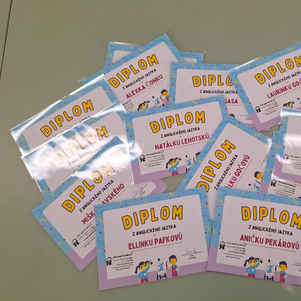 Ukončenie letného kurzu Anglického jazyka 