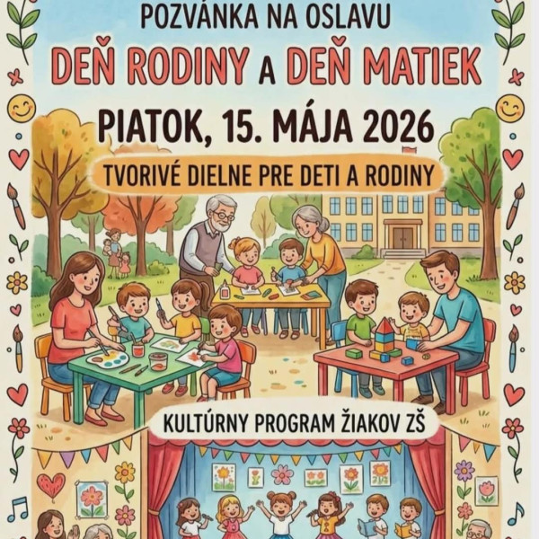 Deň matiek - deň rodiny u nás