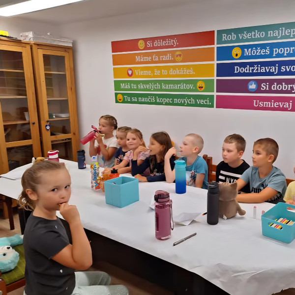 Naše prvé kolo kurzu Anglického jazyka pre deti u nás v klube