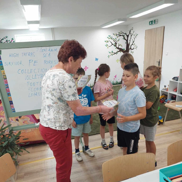 Naše prvé kolo kurzu Anglického jazyka pre deti u nás v klube