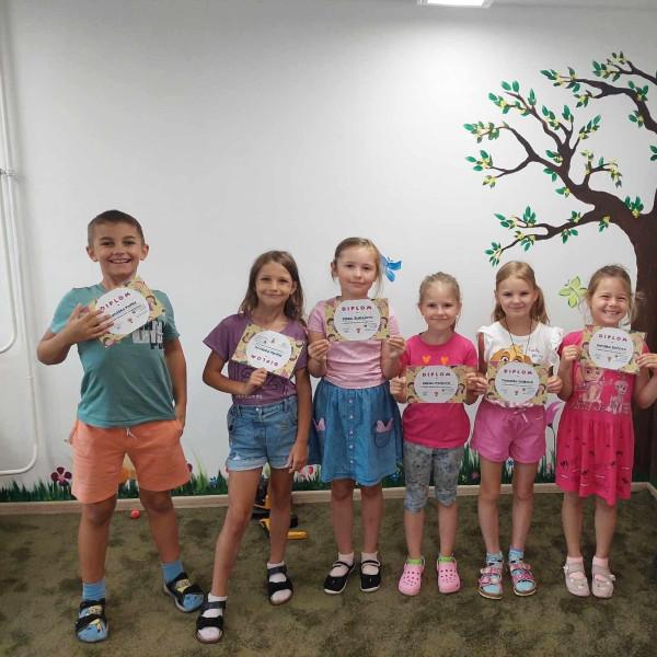 Naše prvé kolo kurzu Anglického jazyka pre deti u nás v klube