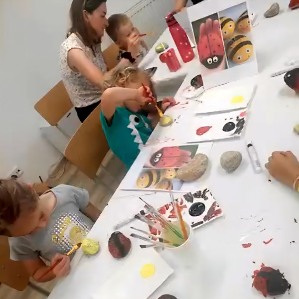 Tvorivé dielne - maľované kamienky